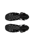 Women's ECCO® Sculpted Alba 25 Leather Heeled Sandal - Black - Top_Left_Pair