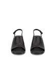 Women's ECCO® Sculpted Alba 65 Leather Heeled Sandal - Black - Front_Pair