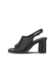 Women's ECCO® Sculpted Alba 65 Leather Heeled Sandal - Black - O