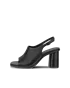 Women's ECCO® Sculpted Alba 65 Leather Heeled Sandal - Black - O