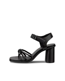 Women's ECCO® Sculpted Alba 65 Leather Heeled Sandal - Black - O