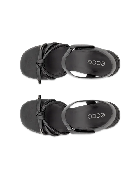 ECCO® Sculpted Alba 65 Högklackad skinnsandal dam - Svart - Top_Left_Pair