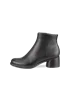 Damskie skórzane buty za kostkę ECCO® Sculpted Lx 35 - Czarny - O