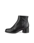 Damskie skórzane buty za kostkę ECCO® Sculpted Lx 35 - Czarny - O