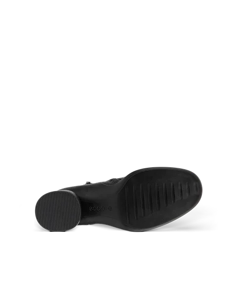Damskie skórzane buty za kostkę ECCO® Sculpted Lx 35 - Czarny - S