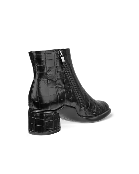 Women's ECCO® Sculpted LX 35 Leather Mid-Cut Boot - Black - B