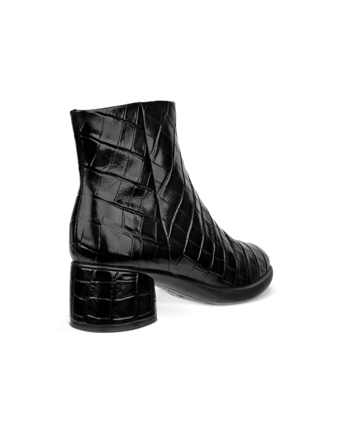 Women's ECCO® Sculpted LX 35 Leather Mid-Cut Boot - Black - B