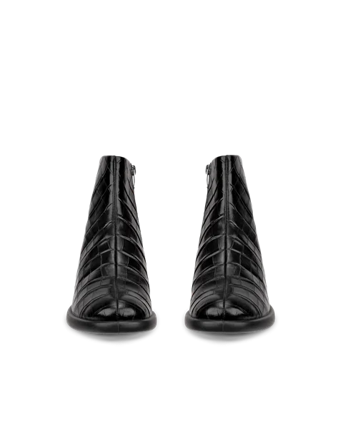 Women's ECCO® Sculpted LX 35 Leather Mid-Cut Boot - Black - Front_Pair