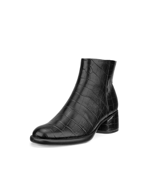 Women's ECCO® Sculpted LX 35 Leather Mid-Cut Boot - Black - M