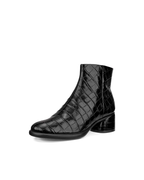 Women's ECCO® Sculpted LX 35 Leather Mid-Cut Boot - Black - M