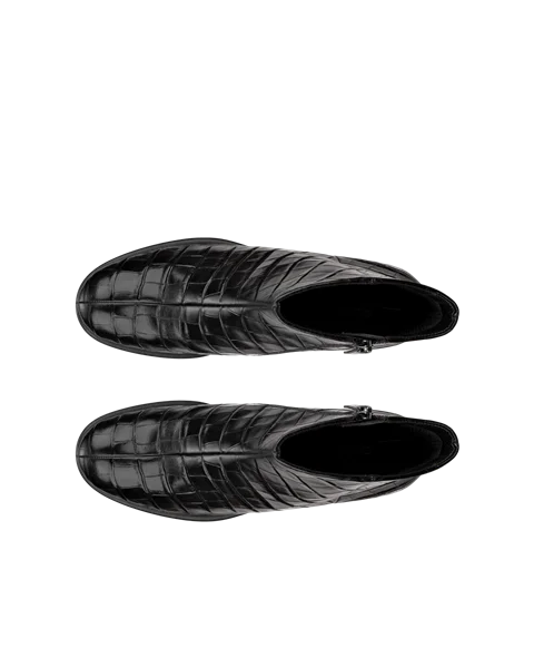 Women's ECCO® Sculpted LX 35 Leather Mid-Cut Boot - Black - Top_Left_Pair