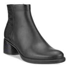 Women's ECCO® Sculpted Lx 35 Leather Mid-Cut Boot - Black - Main