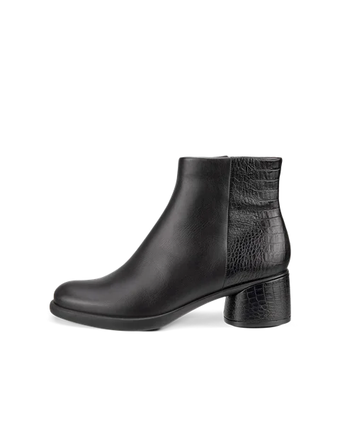 Women's ECCO® Sculpted Lx 35 Leather Mid-Cut Boot - Black - O