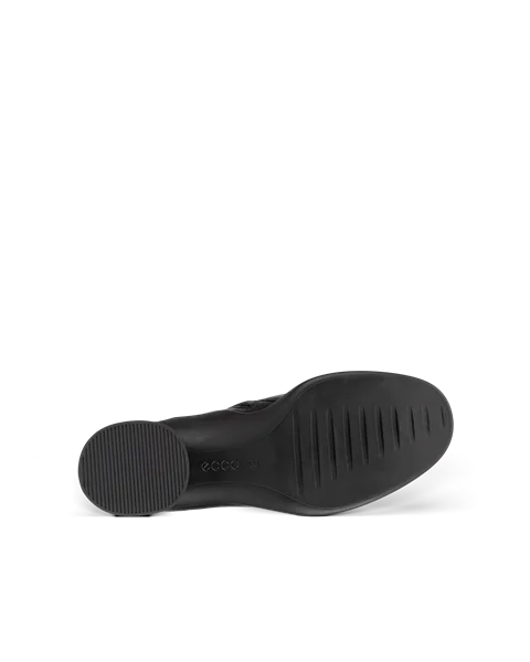 Damskie skórzane buty za kostkę ECCO® Sculpted Lx 35 - Czarny - S