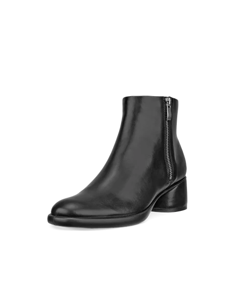 Women's ECCO® Sculpted LX 35 Leather Mid-Cut Boot - Black - M