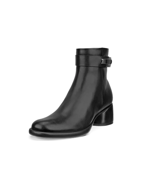 Women's ECCO® Sculpted LX 35 Leather Ankle Boot - Black - M