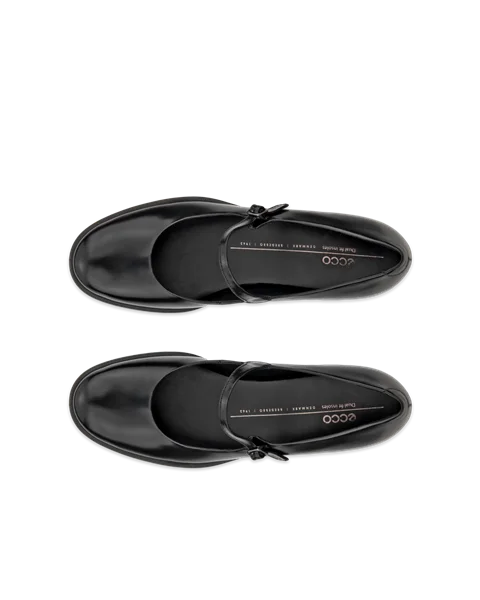 ECCO® Sculpted LX 35 damesko i læder med blokhæl til damer - Sort - Top_Left_Pair