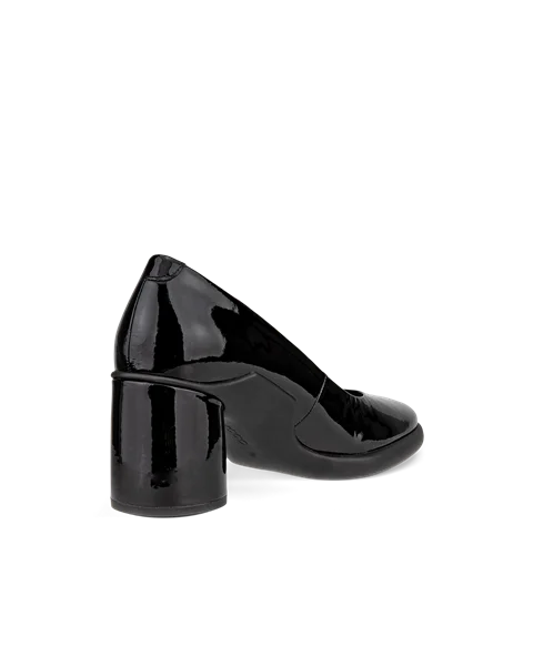 Sapatos salto quadrado couro mulher ECCO® Sculpted Lx 55 - Preto - B