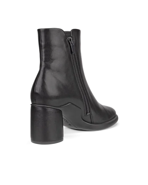 Women's ECCO® Sculpted LX 55 Leather Mid-Cut Boot - Black - B