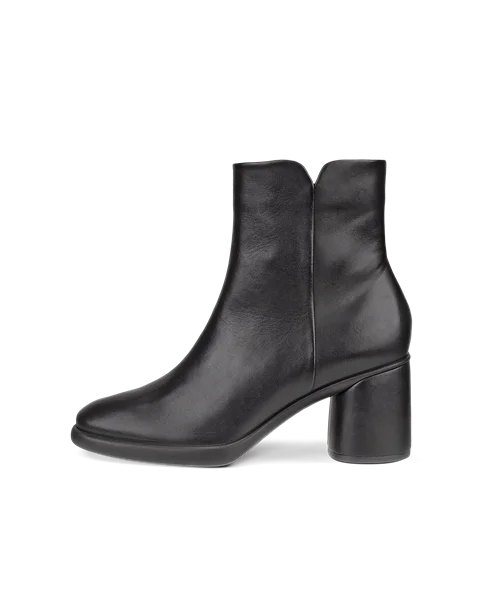 Women's ECCO® Sculpted LX 55 Leather Mid-Cut Boot - Black - O