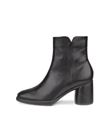 Women's ECCO® Sculpted LX 55 Leather Mid-Cut Boot - Black - O