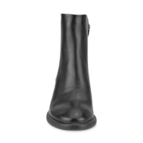 ECCO® Sculpted Lx 55 mellemhøj støvle i læder til damer - Sort - Front