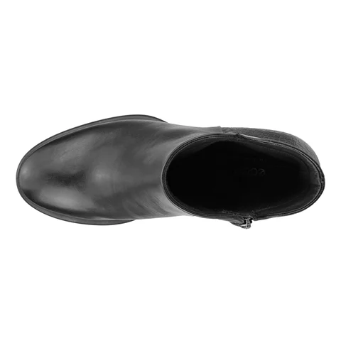 ECCO® Sculpted Lx 55 mellemhøj støvle i læder til damer - Sort - Top