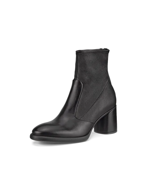 ECCO® Sculpted Lx 55 mellemhøj støvle i læder til damer - Sort - M