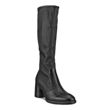 Women's ECCO® Sculpted Lx 55 Leather High-Cut Boot - Black - Main
