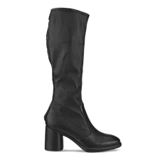 Women's ECCO® Sculpted Lx 55 Leather High-Cut Boot - Black - Outside