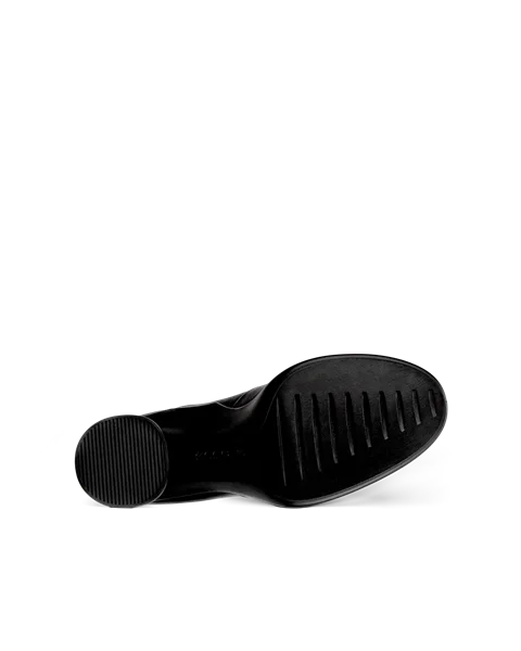 Damskie skórzane wysokie buty ECCO® Sculpted Lx 55 - Czarny - S