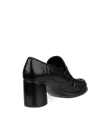 Damskie skórzane loafery na słupku ECCO® Sculpted LX 55 - Czarny - B
