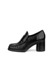 Women's ECCO® Sculpted LX 55 Leather Block-Heeled Loafer - Black - O