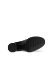 Damskie skórzane loafery na słupku ECCO® Sculpted LX 55 - Czarny - S