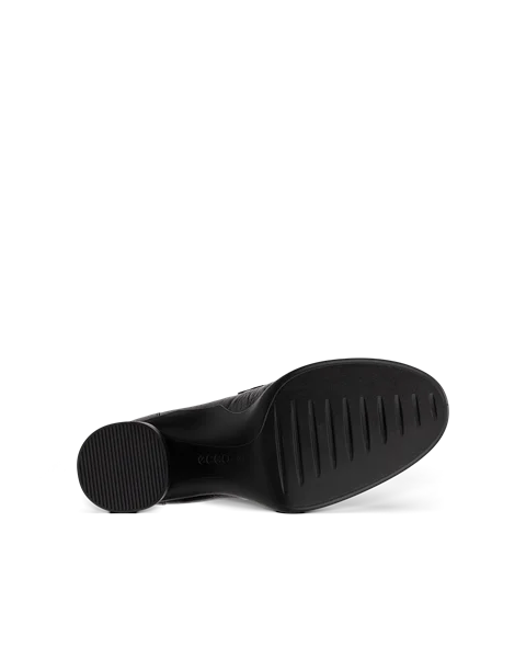 Naisten ECCO® Sculpted LX 55 tolppakorkoinen loaferi nahkaa - Musta - S