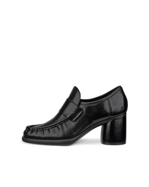 ECCO® Sculpted LX 55 Damen Lederloafer mit Blockabsatz - Schwarz - O