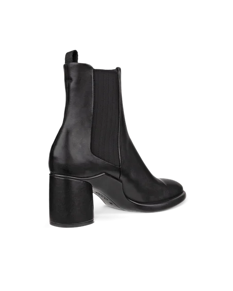 ECCO® Sculpted LX 55 Dames leren Chelsea boot met hak - Zwart - B