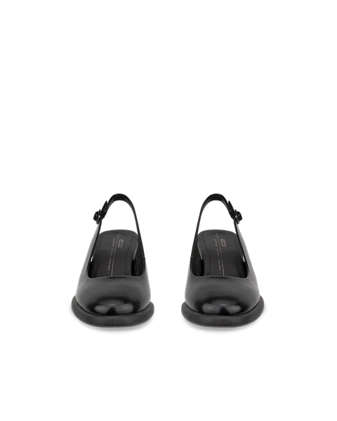 ECCO® Sculpted LX 55 damesko i læder med blokhæl til damer - Sort - Front_Pair