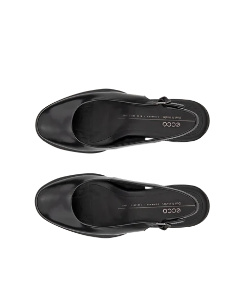 ECCO® Sculpted LX 55 damesko i læder med blokhæl til damer - Sort - Top_Left_Pair