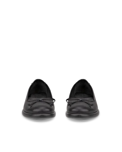 ECCO® Sculpted LX ballerines en cuir pour femme - Noir - Front_Pair