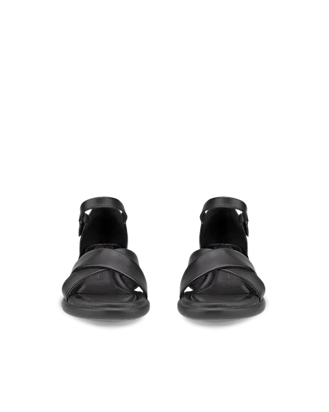 Women's ECCO® Sculpted Sandal LX 35 Leather Heeled Sandal - Black - Front_Pair