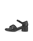 Ženski usnjeni sandali s peto ECCO® Sculpted Sandal LX 35 - črna - O