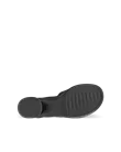 Damskie skórzane sandały na obcasie ECCO® Sculpted Sandal LX 35 - Czarny - S
