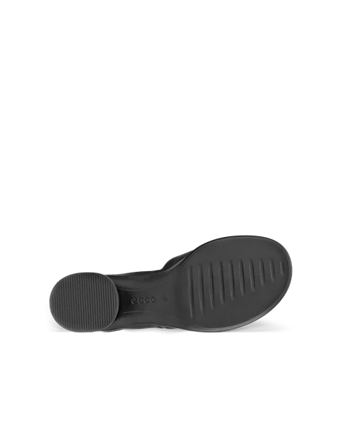 Ženski usnjeni sandali s peto ECCO® Sculpted Sandal LX 35 - črna - S