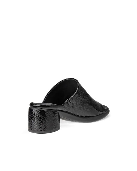 Damskie skórzane klapki ECCO® Sculpted Sandal LX 35 - Czarny - B