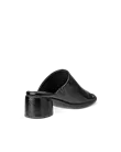 Damskie skórzane klapki ECCO® Sculpted Sandal LX 35 - Czarny - B
