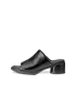 Damskie skórzane klapki ECCO® Sculpted Sandal LX 35 - Czarny - O