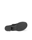 Damskie skórzane klapki ECCO® Sculpted Sandal LX 35 - Czarny - S