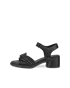 Women's ECCO® Sculpted Sandal LX 35 Leather Heeled Sandal - Black - O