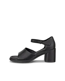 Women's ECCO® Sculpted Sandal LX 55 Leather Heeled Sandal - Black - O